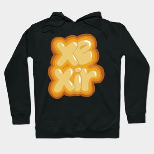 xe xir groovy pronouns Hoodie